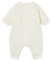 Babies' Long Jumpsuit in Padded Rib Knit MARSHMALLOW white/SOURICEAU CN grey