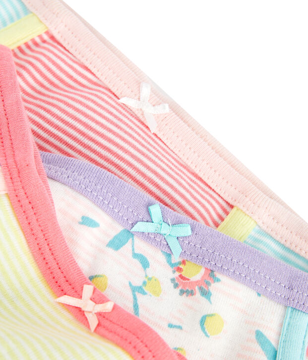 Girls' High-Rise Knickers - 3-Piece Set multicolor