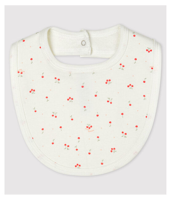 Organic Cotton Baby Bib MARSHMALLOW white/MULTICO white