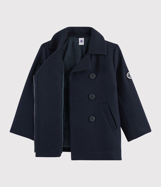 Boys' woollen reefer SMOKING blue