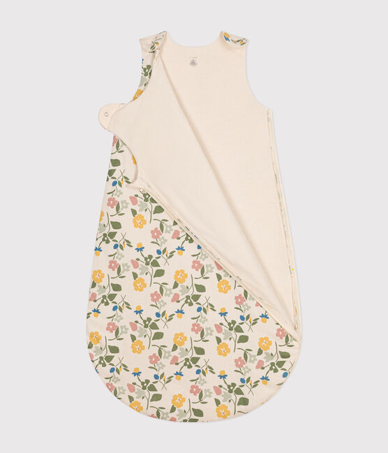 Babies' Floral Cotton TOG 2 Sleeping Bag AVALANCHE white/MULTICO