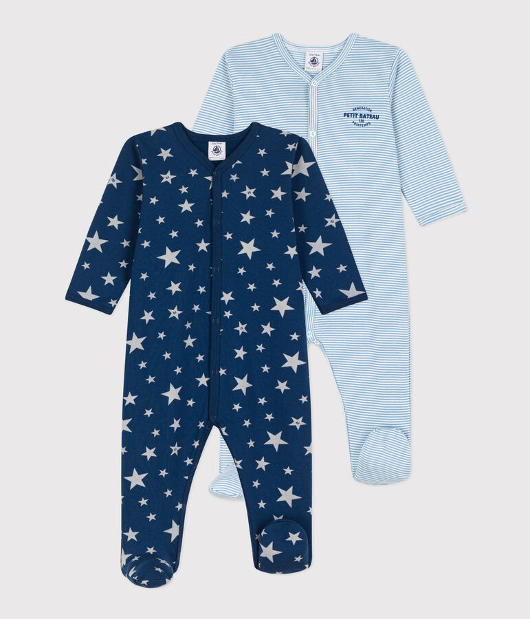 2 Pairs of Babies' Pyjamas multicolor