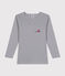 Tee-shirt manches longues en coton enfant PIGEON grey