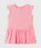 Baby girl's dress with butterfly sleeves PETAL pink