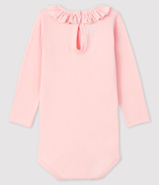 Baby girl's long-sleeved bodysuit MINOIS pink