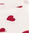 Women's Iconic Organic Cotton Strappy Top MARSHMALLOW white/TERKUIT red