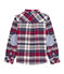 Boy's checked shirt in twill SMOKING blue/TERKUIT red/OGRE