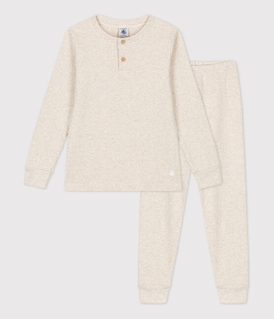 Children's Unisex Cotton Pyjamas MONTELIMAR CHINE beige