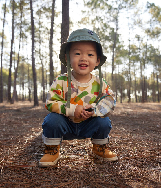 Babies' Fleece Sweatshirt AVALANCHE white/MULTICO