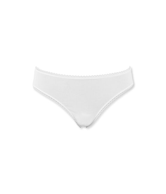 women' second skin lycra pants LAIT white