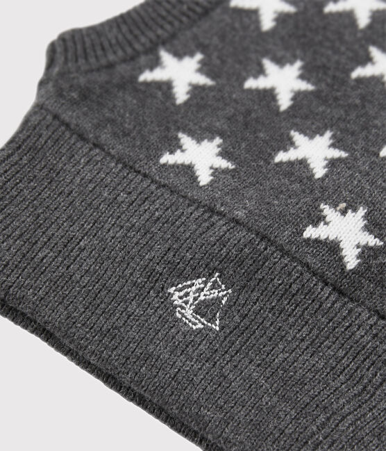 Unisex Baby Balaclava CITY black/MARSHMALLOW white
