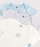 Babies' Starry Openwork Sleeveless Organic Cotton Bodysuits - 3-Pack variante 1