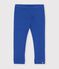 Babies' plain cotton leggings blue