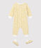 Babies' Floral Super Soft Terry Nightwear Set OCRE /ECUME2