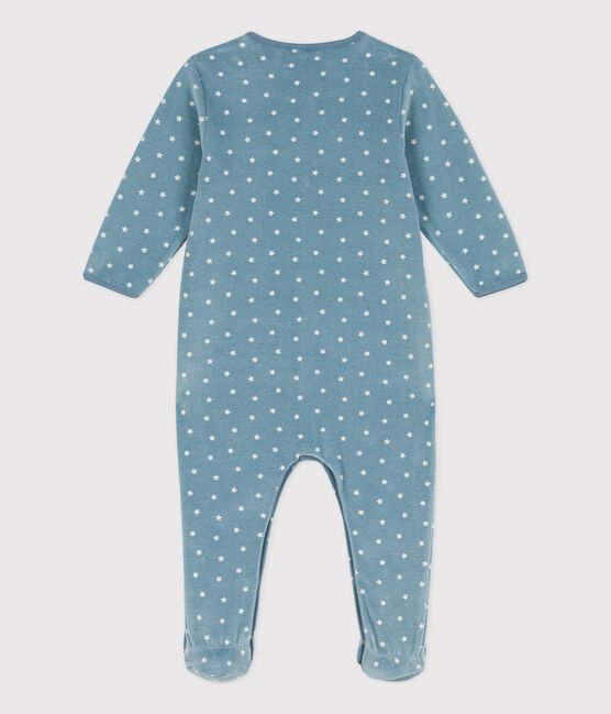 Babies' Patterned Velour Sleepsuit ROVER /AVALANCHE
