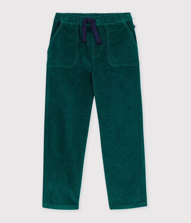 Children's straight corduroy trousers TREE