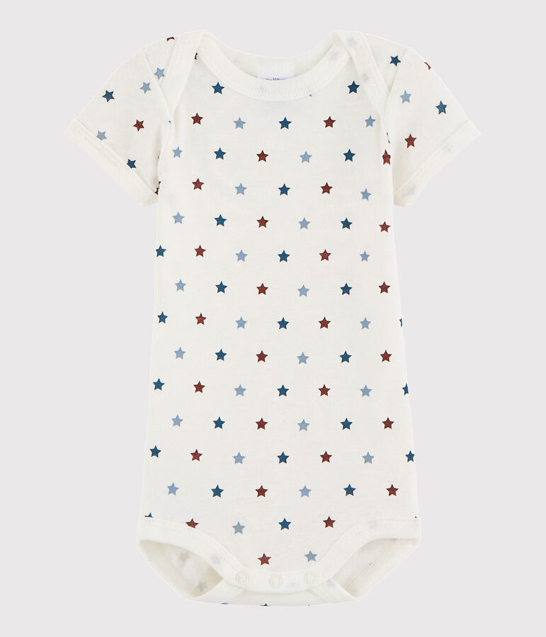 Unisex Babies' Short-Sleeved Bodysuit white/multicolor