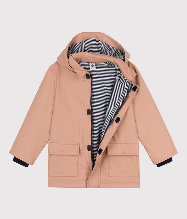 CHILDREN'S UNISEX ICONIC RECYCLED RAINCOAT beige