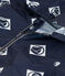 Children's Unisex Recycled Fabric Windcheater MEDIEVAL blue/MARSHMALLOW white