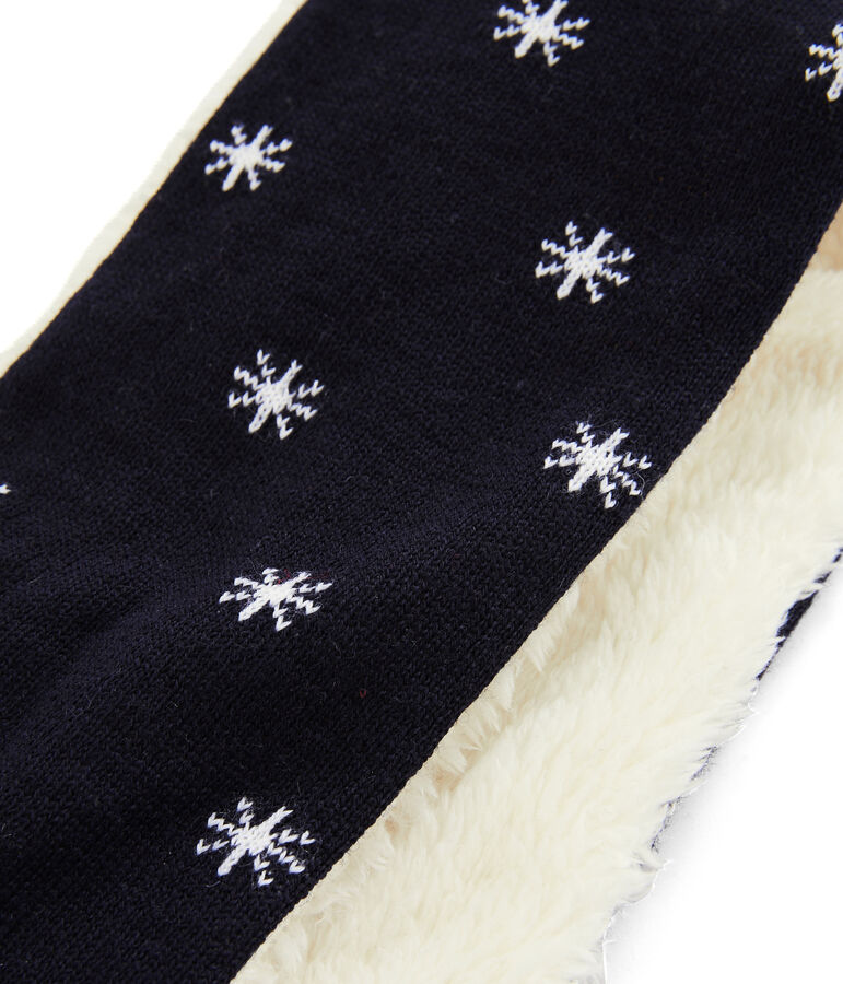Baby Boys' Sherpa-Lined Scarf blue