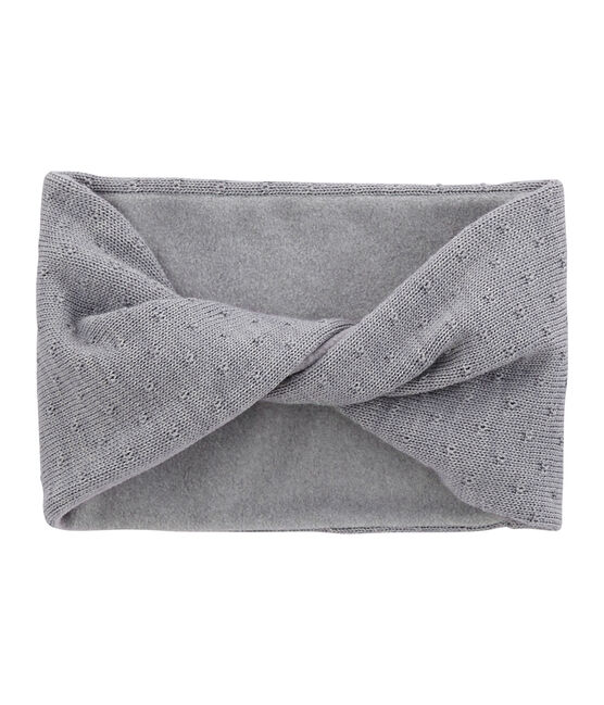 Child's wool blend snood SUBWAY CHINE grey