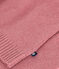 Girls' cotton and wool jacquard cardigan ROSEWOOD pink/AVALANCHE