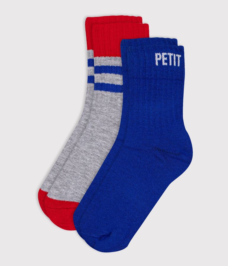 Children's sporty cotton socks - 2-pack variante 1