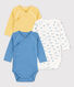 Babies' Organic Cotton Bodysuits - 3-Pack