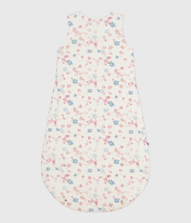 Babies' 2 TOG floral-print cotton sleeping bag Ecru/multicolor