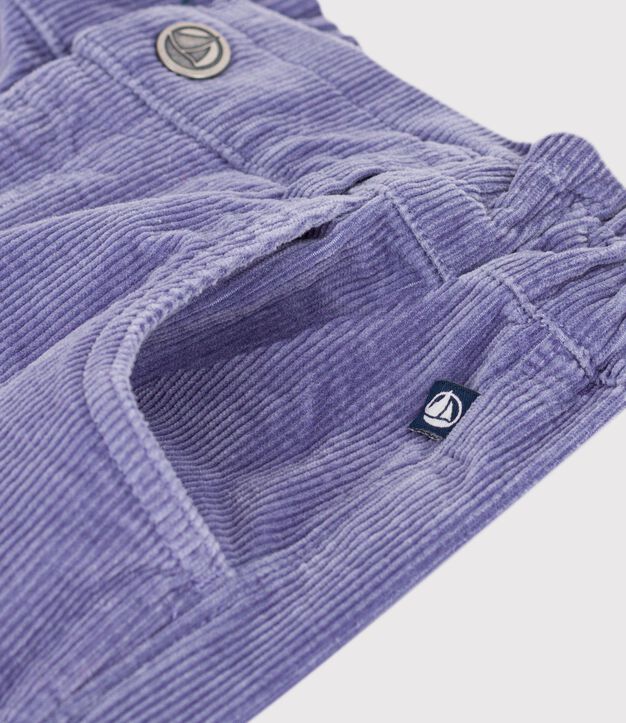 Children's corduroy trousers purple