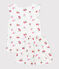 Children's short fruit print cotton pyjamas MARSHMALLOW white/MULTICO white
