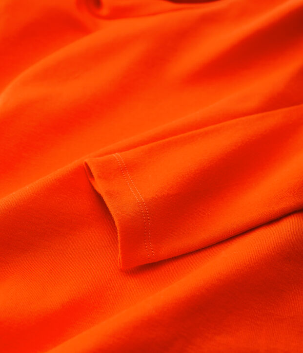 Unisex Children's Cotton Polo Neck orange