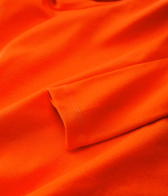 Unisex Children's Cotton Polo Neck CAROTTE orange