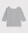 Women's Breton Cotton Top MARSHMALLOW white/SMOKING blue