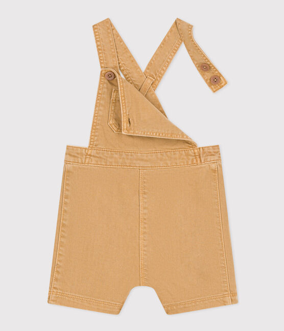 Babies' Colourful Denim Dungaree Shorts TOURONE beige