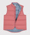 Children's Sleeveless Quilted Padded Jacket ROSEWOOD pink