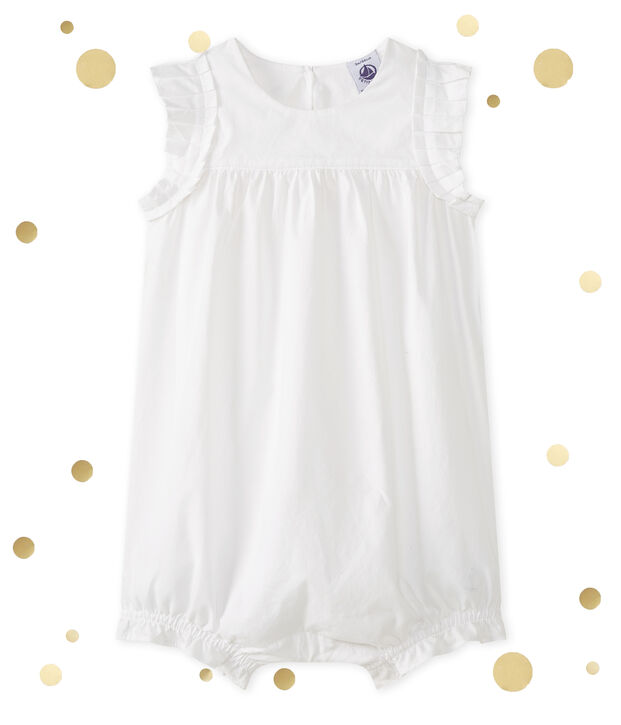 Baby Girls' Playsuit white
