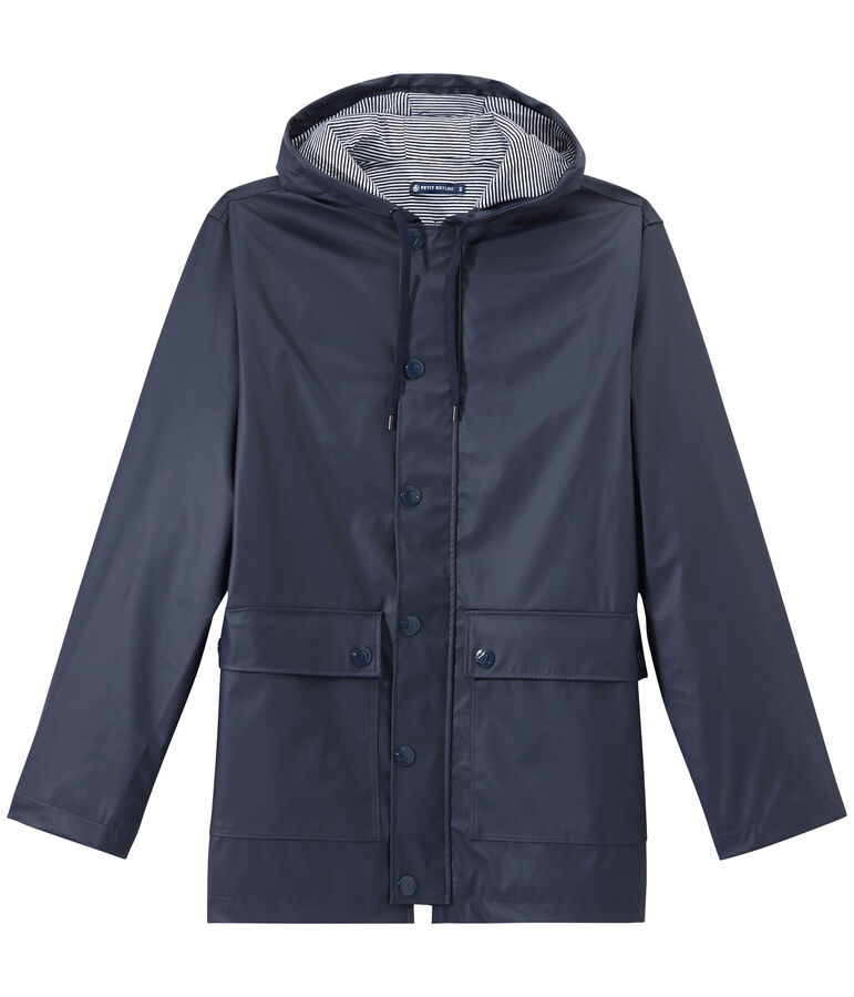 Unisex Iconic Waxed Coat blue