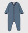 Boys' Stripy Tube Knit Pyjamas SMOKING /AZUL