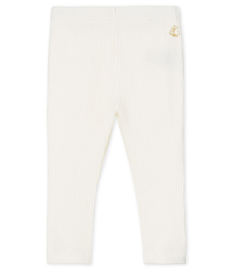 Baby Girls' Ruffled Leggings white