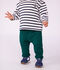 Babies' jogging bottoms in plain cotton TREE