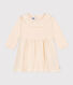 Babies' Long-Sleeved Dual Material Dress