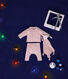Babies' cotton cardigan, trousers and comforter boxed set