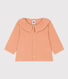 Babies' Long-Sleeved Cotton Gauze Blouse