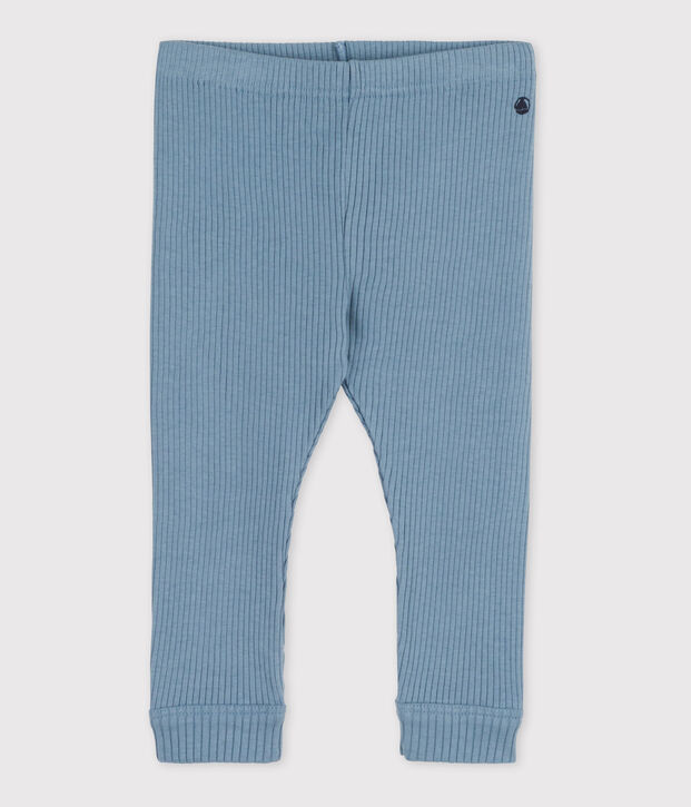 Babies' Rib Knit Leggings blue