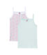 Set of 2 girls' camisoles