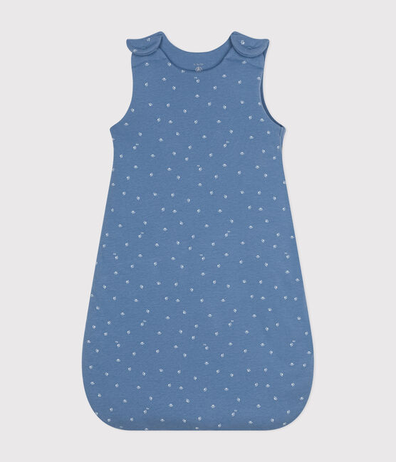Babies' Cotton 2 TOG Sleeping Bag BEACH blue/MARSHMALLOW
