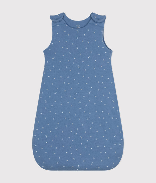 Babies' Cotton 2 TOG Sleeping Bag blue/white