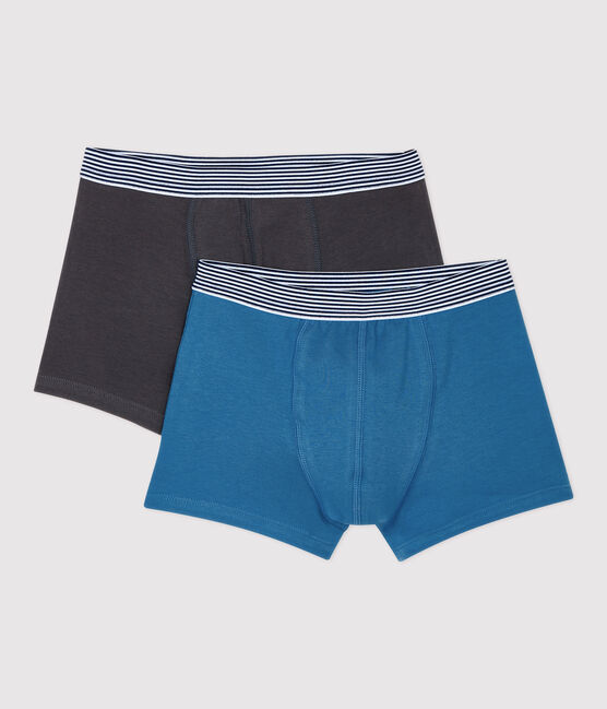 Boys' Organic Cotton and Elastane Boxer Shorts - 2-Pack variante 1
