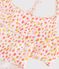 Children's two-piece printed swimsuit white/multicolor
